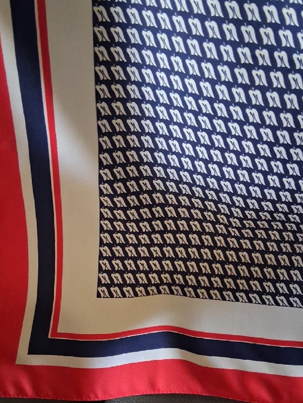 Vintage Red White & Blue Scarf - Picture 3 of 5